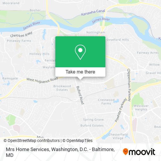 Mrs Home Services map