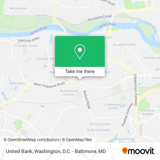 United Bank map