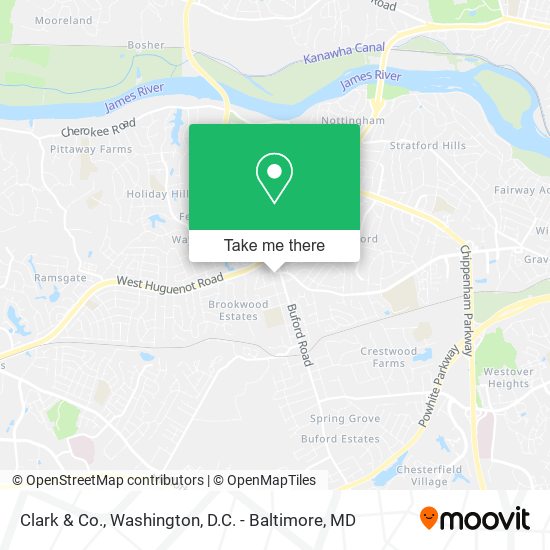 Clark & Co. map