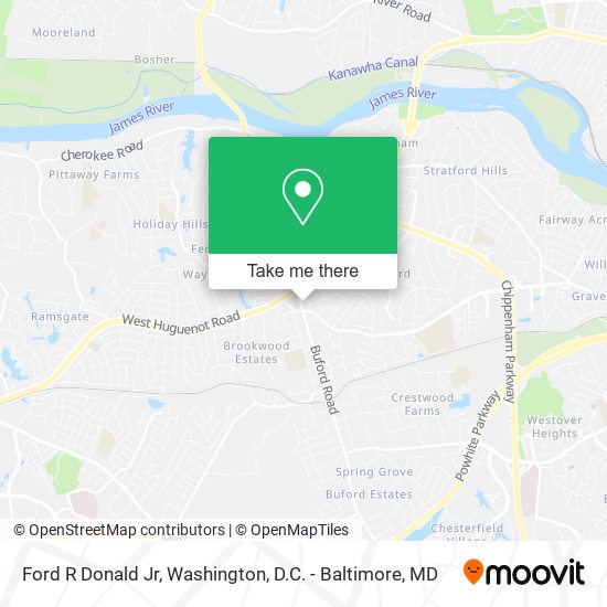 Ford R Donald Jr map
