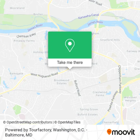 Powered by Tourfactory map
