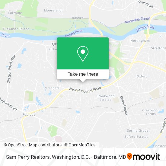 Sam Perry Realtors map