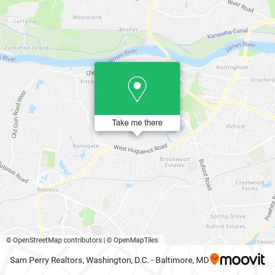 Sam Perry Realtors map