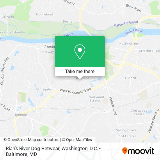 Riah's River Dog Petwear map