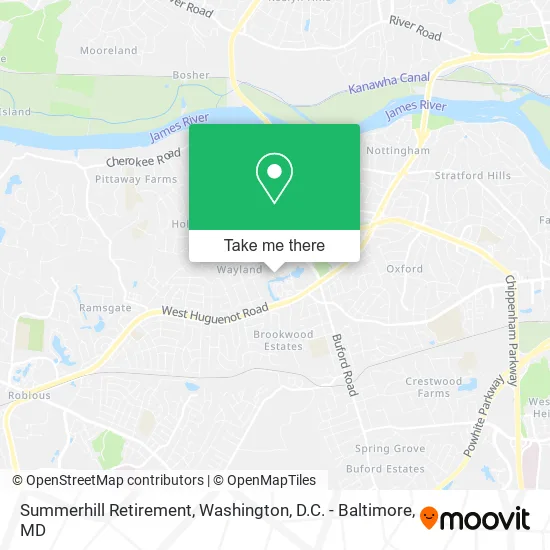 Summerhill Retirement map