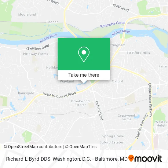 Richard L Byrd DDS map