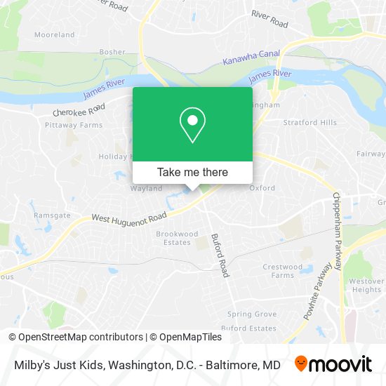 Milby's Just Kids map