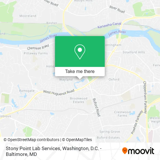 Stony Point Lab Services map