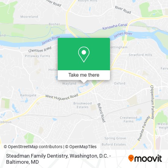 Steadman Family Dentistry map