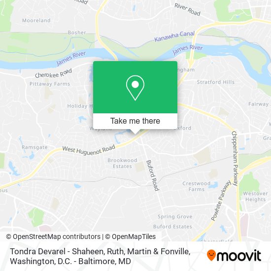 Tondra Devarel - Shaheen, Ruth, Martin & Fonville map