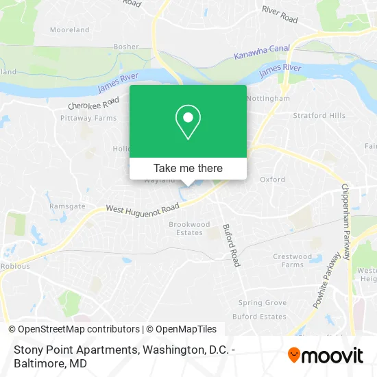 Stony Point Apartments map