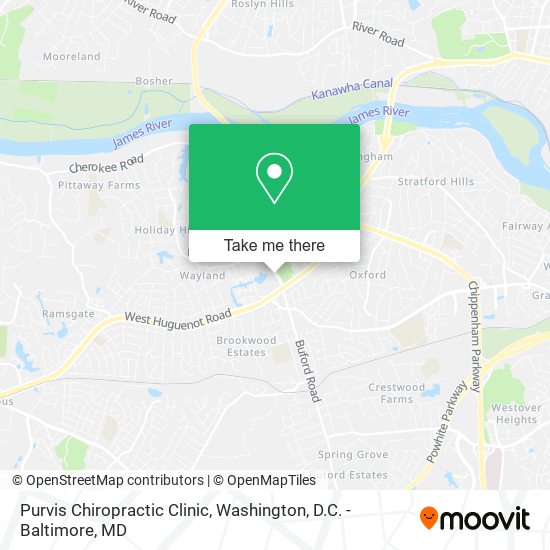 Mapa de Purvis Chiropractic Clinic