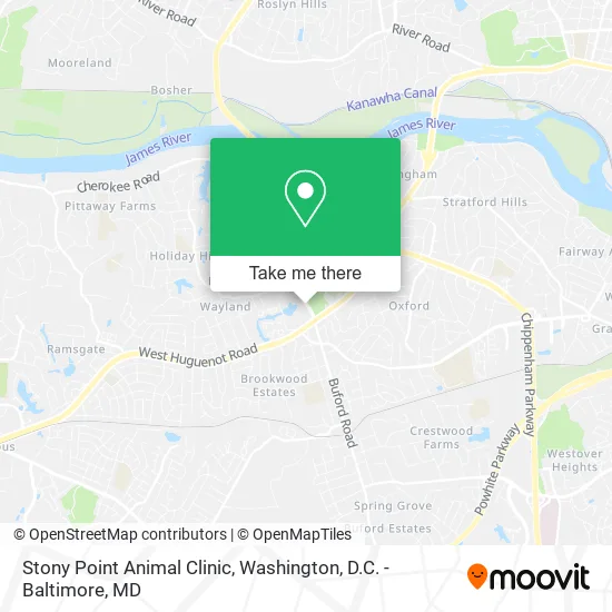 Stony Point Animal Clinic map