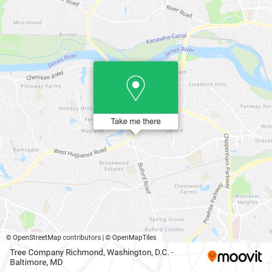 Tree Company Richmond map