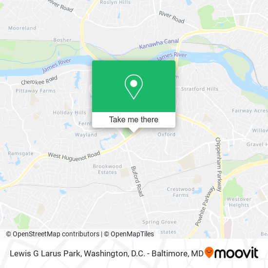 Lewis G Larus Park map