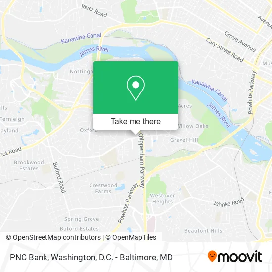 PNC Bank map