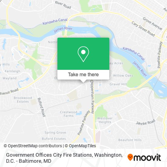 Government Offices City Fire Stations map
