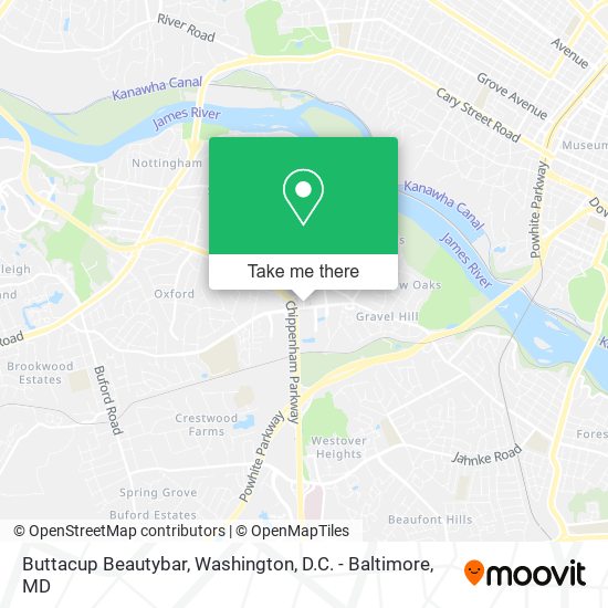 Buttacup Beautybar map