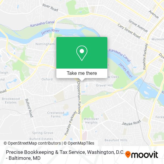 Precise Bookkeeping & Tax Service map