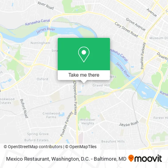 Mexico Restaurant map