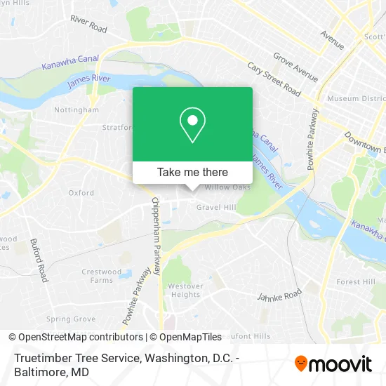 Truetimber Tree Service map