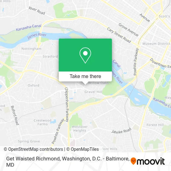 Get Waisted Richmond map