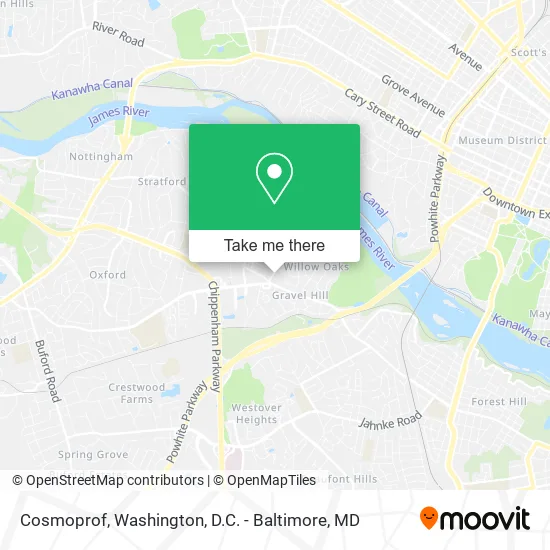 Cosmoprof map