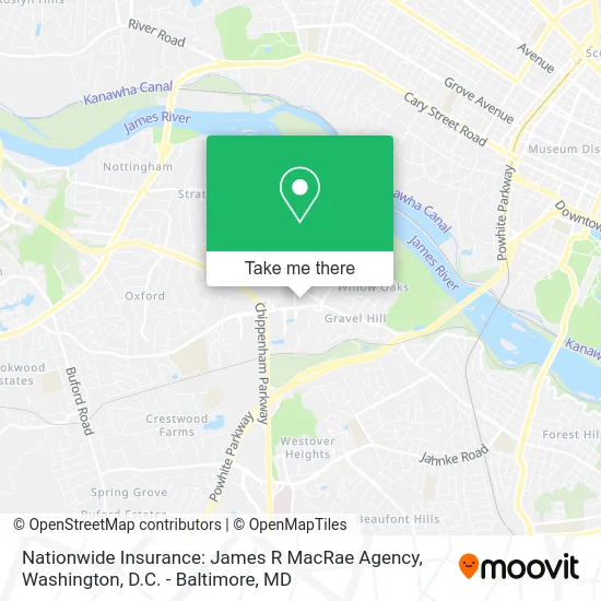 Nationwide Insurance: James R MacRae Agency map