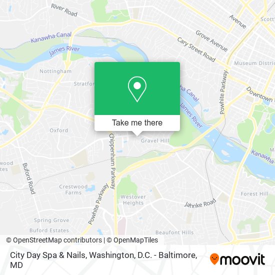 City Day Spa & Nails map