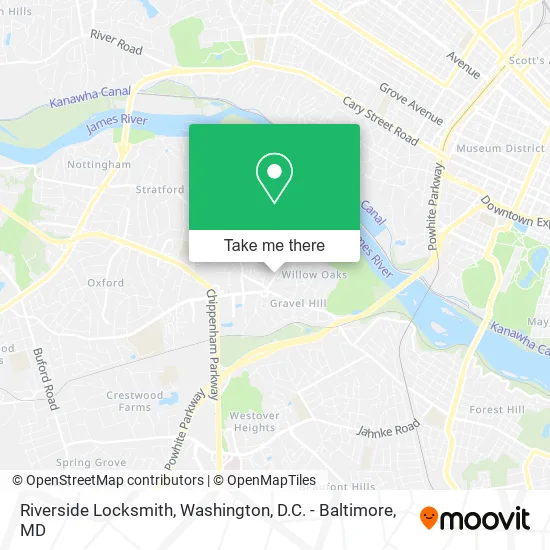 Riverside Locksmith map