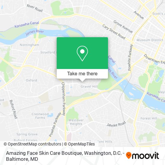 Mapa de Amazing Face Skin Care Boutique