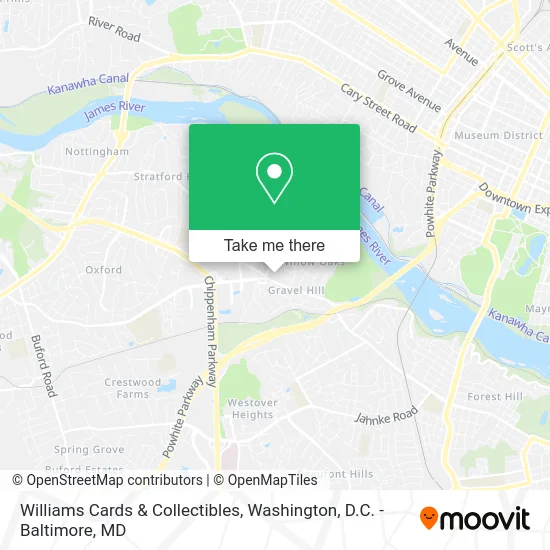 Williams Cards & Collectibles map