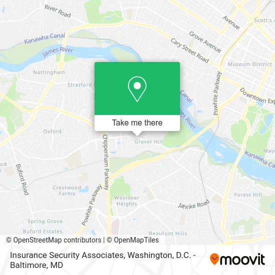 Insurance Security Associates map