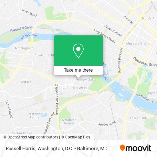 Russell Harris map