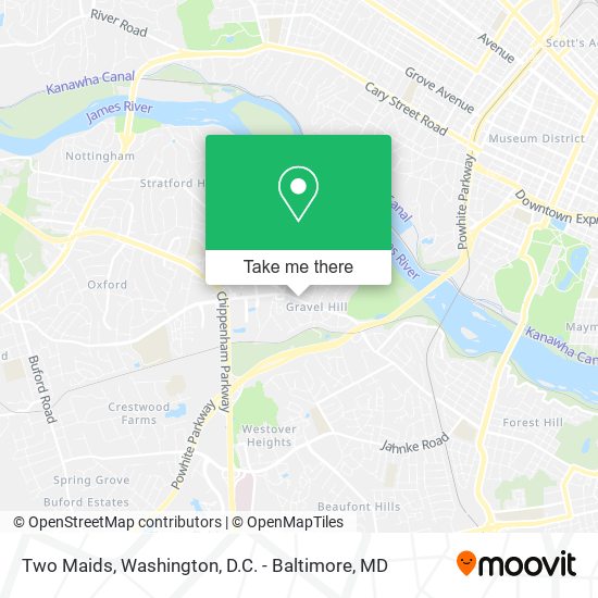 Two Maids map