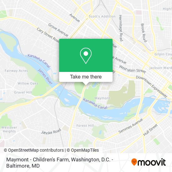 Mapa de Maymont - Children's Farm