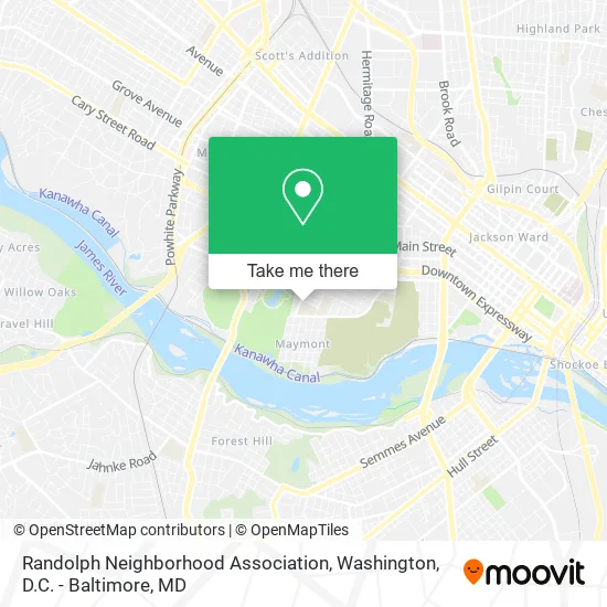 Randolph Neighborhood Association map