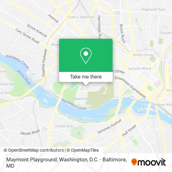 Maymont Playground map