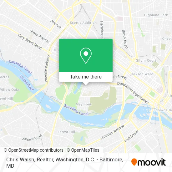 Chris Walsh, Realtor map