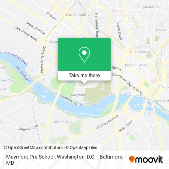 Maymont Pre School map