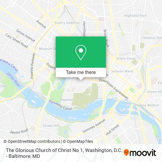 The Glorious Church of Christ No 1 map