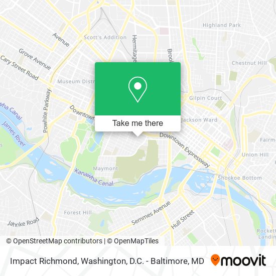 Impact Richmond map