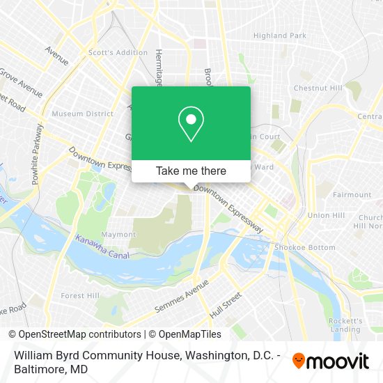 Mapa de William Byrd Community House