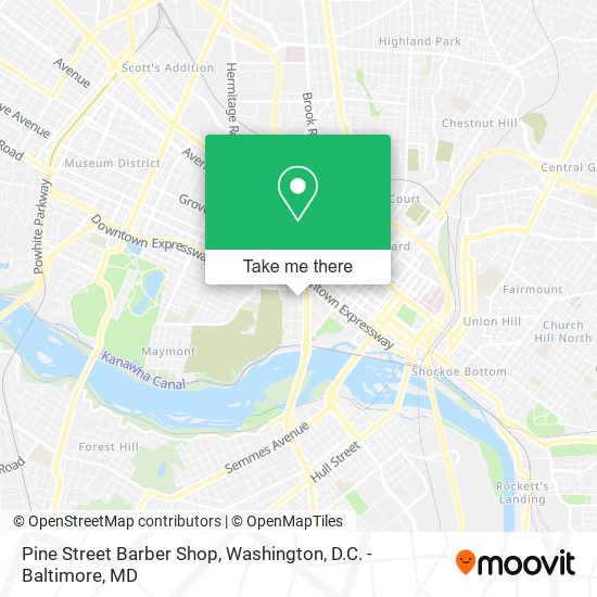 Pine Street Barber Shop map