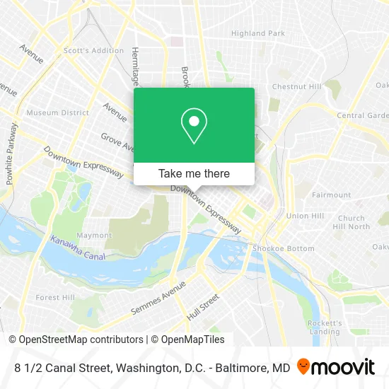 8 1/2 Canal Street map