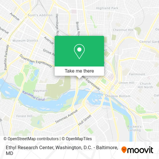 Ethyl Research Center map