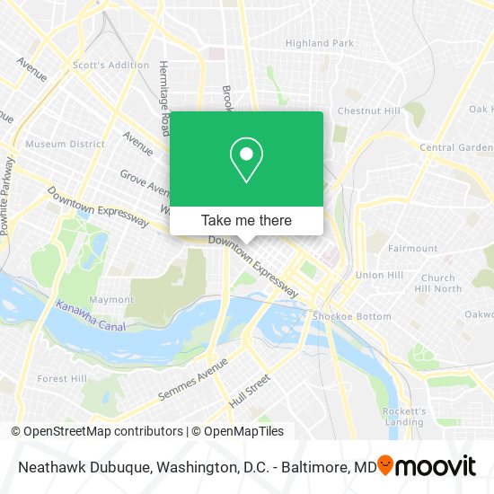 Neathawk Dubuque map