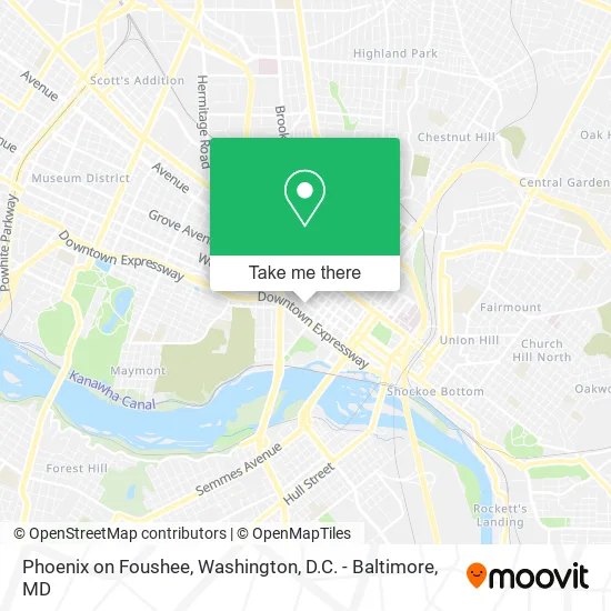 Phoenix on Foushee map