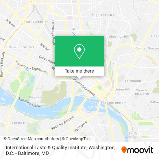 International Taste & Quality Institute map