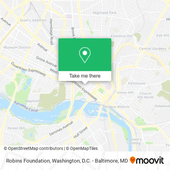 Robins Foundation map